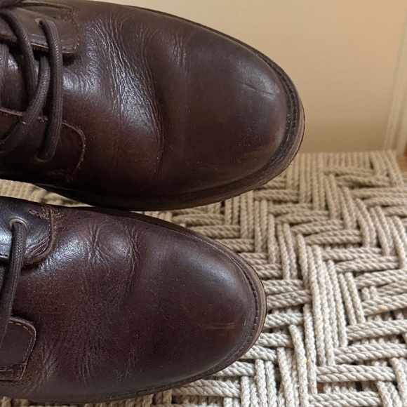 Dark Brown Leather Boots Made in Portugal Men\'s 8